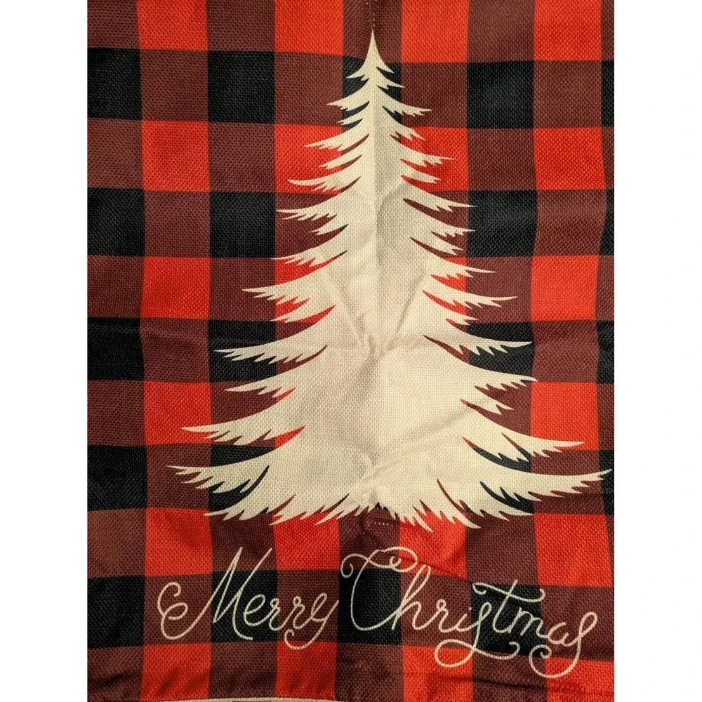 Buffalo Plaid Christmas Pillow Covers Set of 4 — Reindeer, Snowman, Tree, Deer